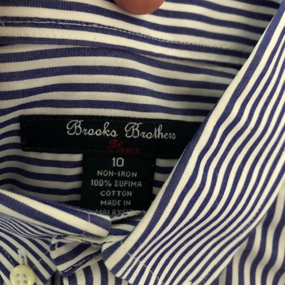 Boys- long sleeve shirts - size 10 Non-Iron